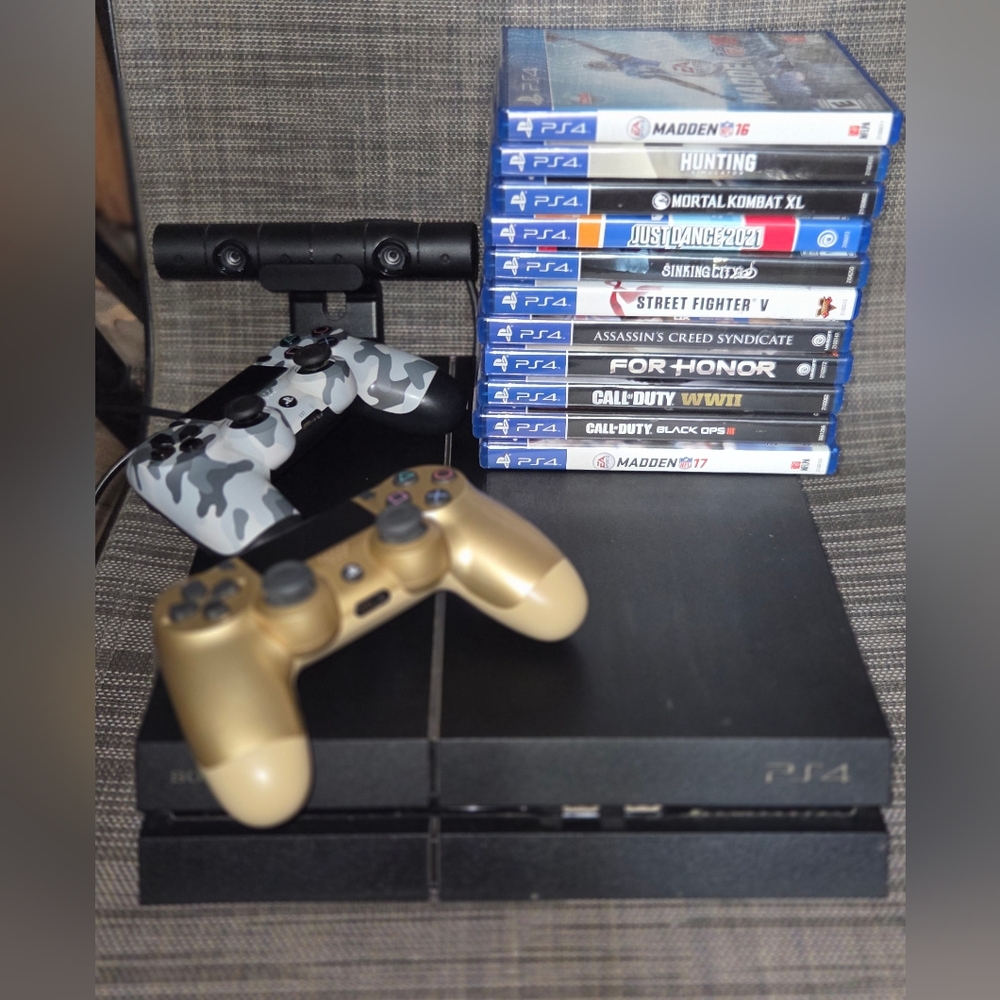 Sony PlayStation 4 Matte 500GB HDD Console, Camera, Controllers, Games Bundle. - Picture 2 of 12